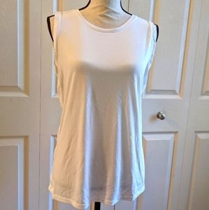 Evolution and Creation Active White Tank Top